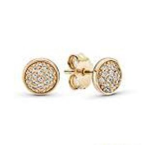 Pandora Gold Pavé Earrings